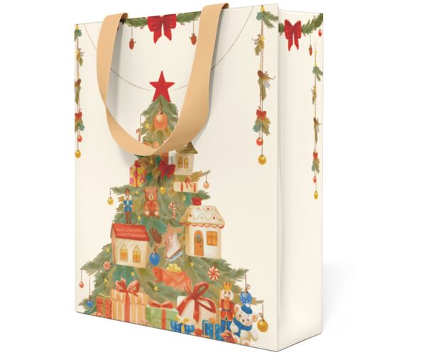 Vánoční papírová taška Anna Style TX1 821 střední
