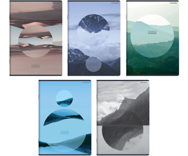 Sešit A5 60 listů Landscape linkované