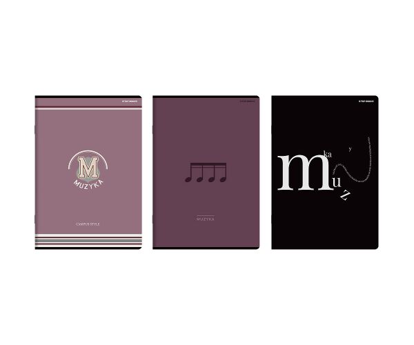 Notový sešit A4 16 listů Muzika