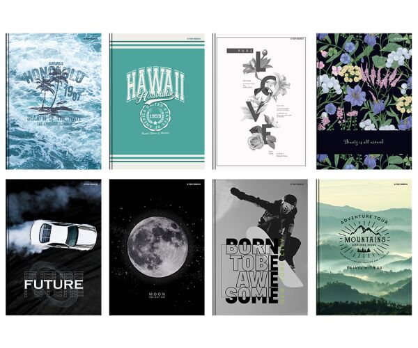 Záznamní kniha A5 96l 60g Basic linka