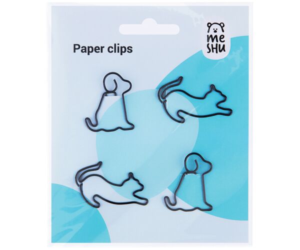 Klipy MESHU 19 mm 4 ks - Cat and dog