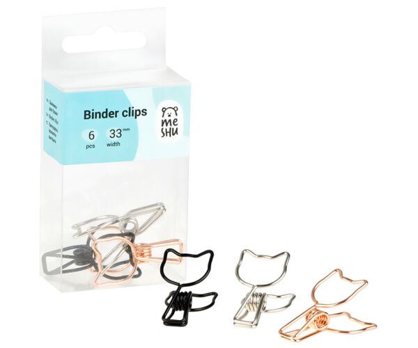 Klipy MESHU 19 mm 4 ks - Cute cats