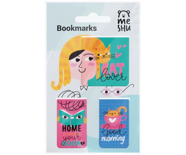 Magnetické záložky MESHU 3ks Cat Lover