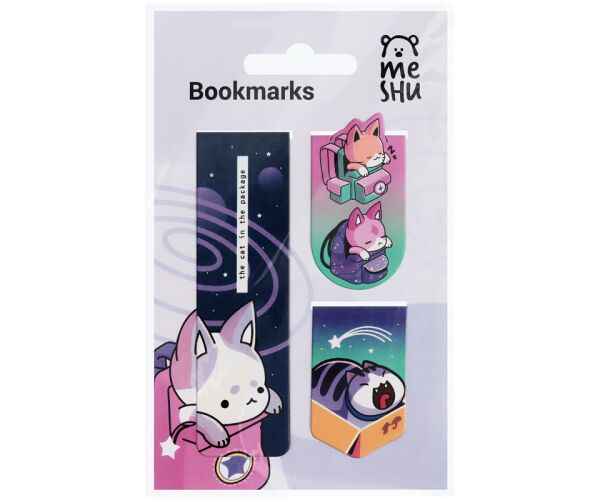 Magnetické záložky MESHU 3ks Catbox