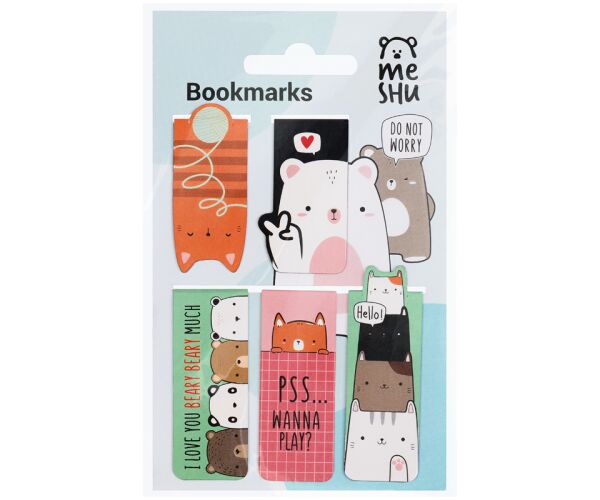 Magnetické záložky MESHU 4ks Beary Beary