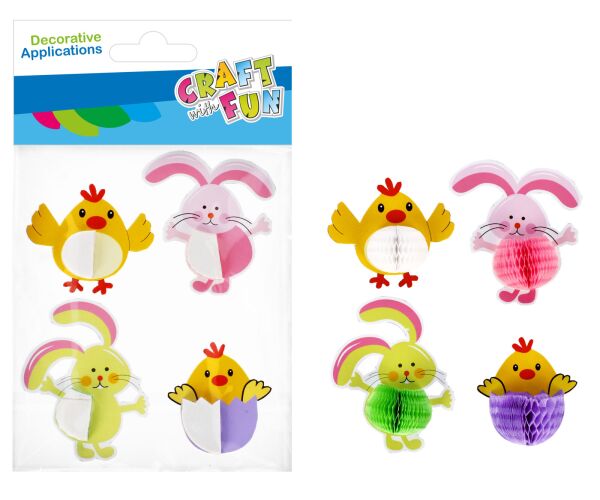 Samolepka HARM 3D - Velikonoce 4 ks