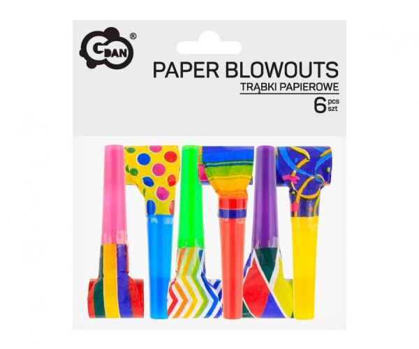 Frkačka papírová barevná 6 ks