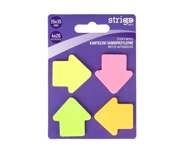Samolepící záložky Strigo 80 ks šipky