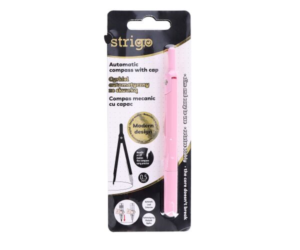 Kružítko automatické STRIGO růžové
