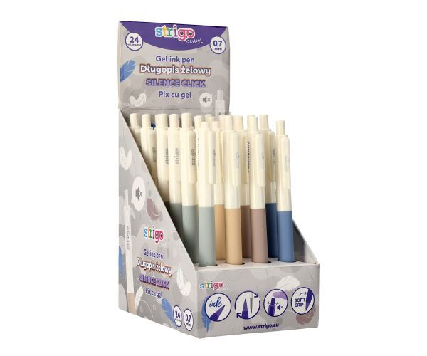 Gelová propiska se systémem SILENCE Click