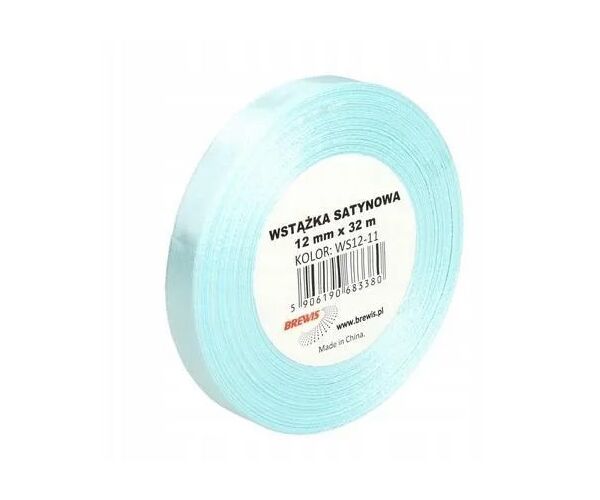 Atlasová stuha 12 mm modrá - 11