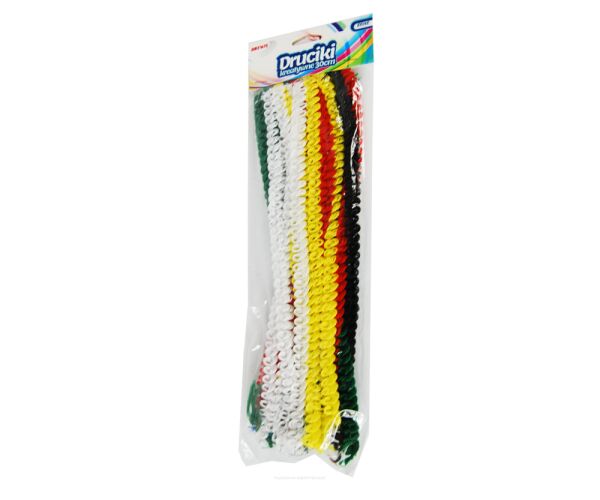 Drátek plyšový 30 cm 40 ks vlnitý