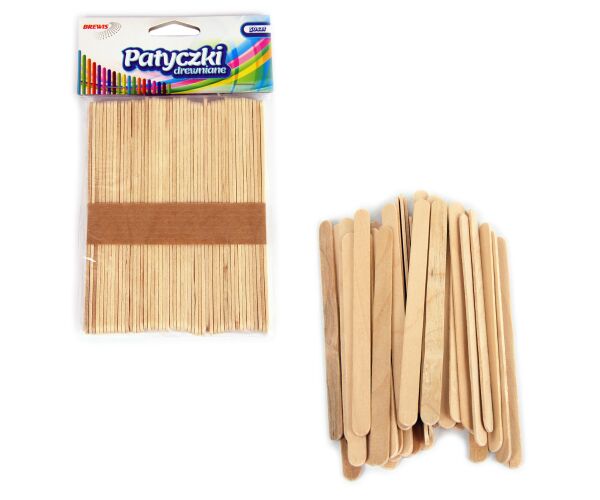 Dřívka natur 1 x14 cm 50 ks