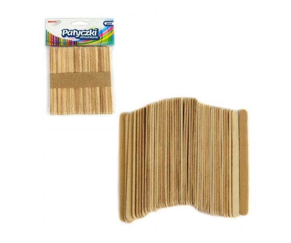 Dřívka natur 17,8 cm 80 ks