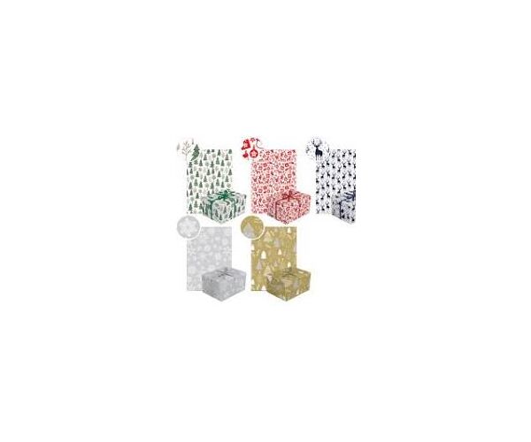 Vánoční dárkový papír PAW 2 m Neutral 18