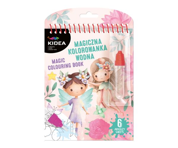 Magické vodové omalovánky se štětcem pro naplnění vodou - VÍLY
