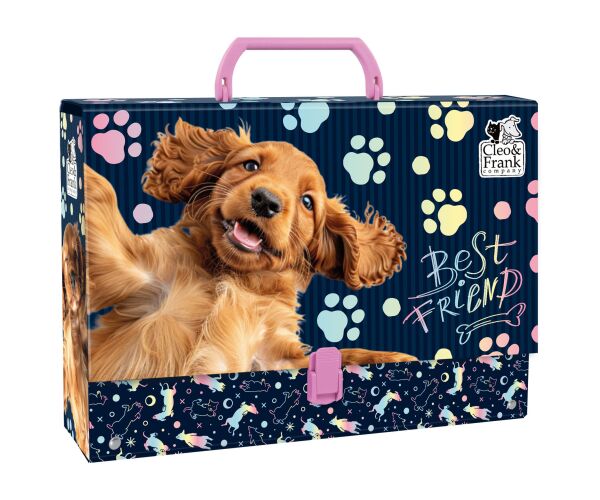 Výtvarný kufřík 33 x 25 x 10 cm Cleo a Frank