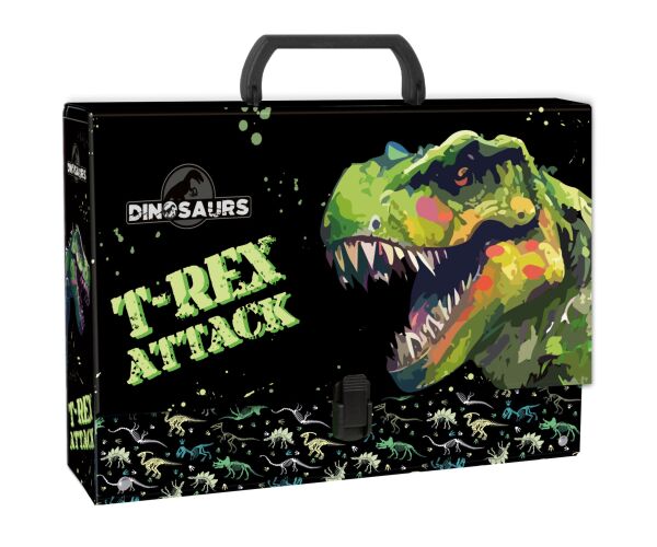 Výtvarný kufřík 33 x 25 x 10 cm T-REX