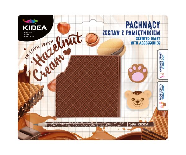 Památník voňavý ĆOKOLÁDA s tužkou a pryžemi