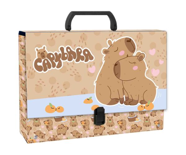 Výtvarný kufřík 33 x 25 x 10 cm KAPYBARA