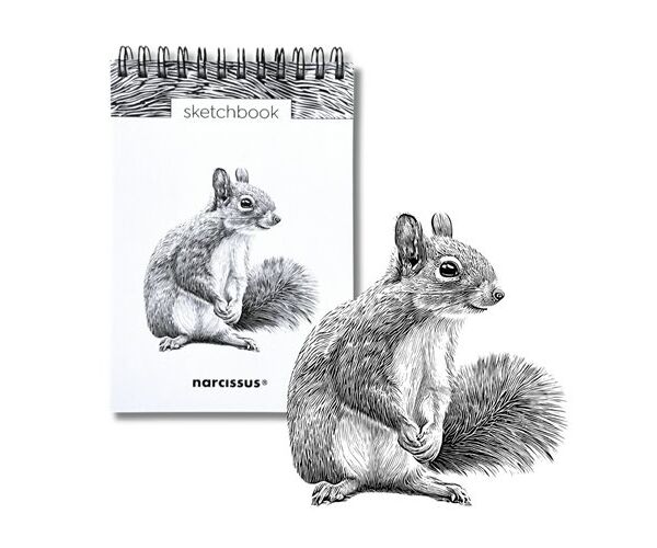 Skicovací notes A6 SP 60l čistý Veverka