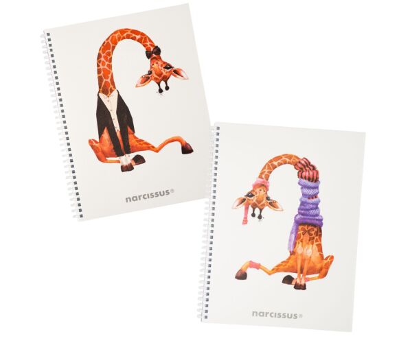 Blok SWING SP A4 80l čtvereček Žirafa