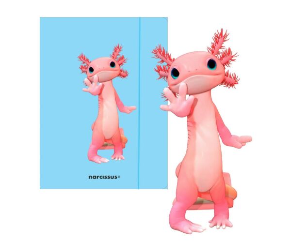 Desky s gumou A4 Teddies a Aksolotl