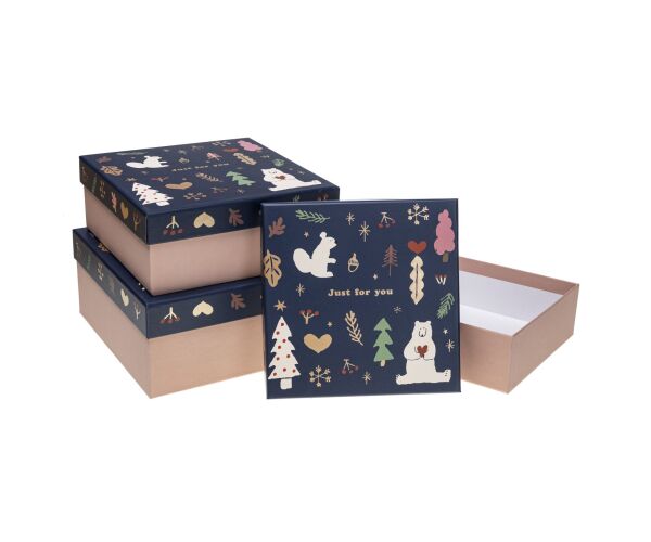 Dárkové krabice sada 3 ks 22003