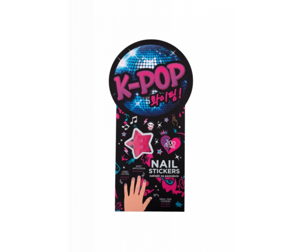 K-POP samolepka na nehty Dark