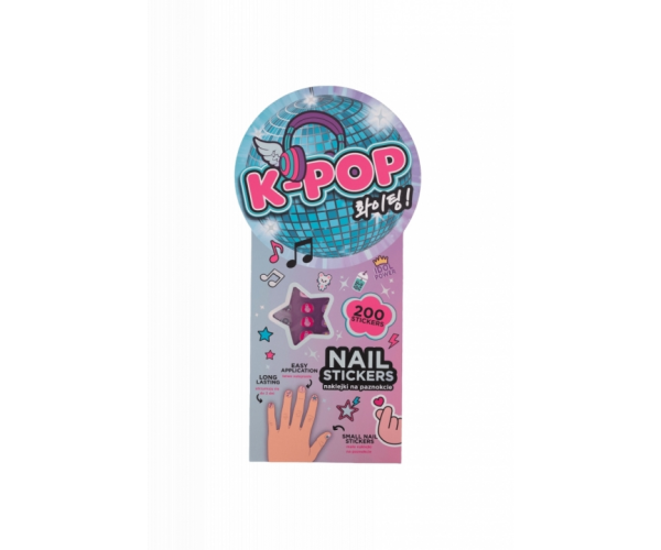 K-POP samolepka na nehty Rainbow