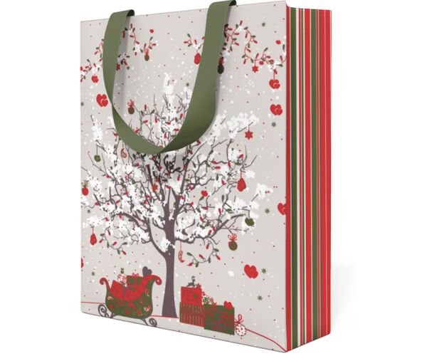 Vánoční papírová taška Anna Style TX1 189 střední