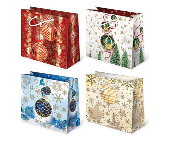 Vánoční papírová taška T-6L sestava 40