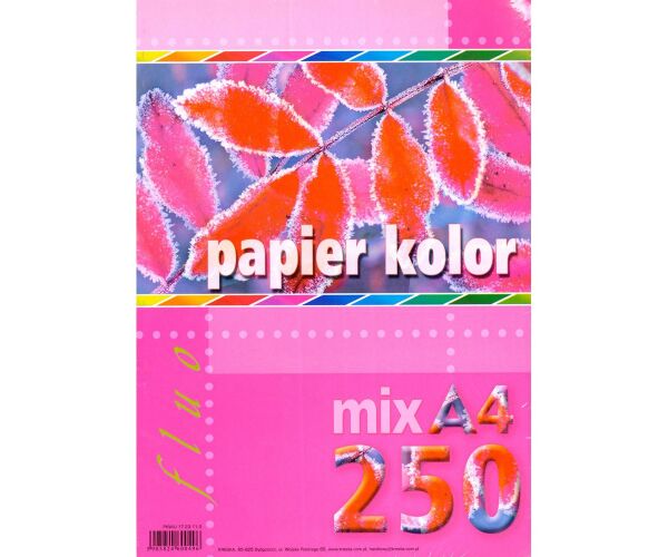 Xeropapír A4 250l fluo - mix