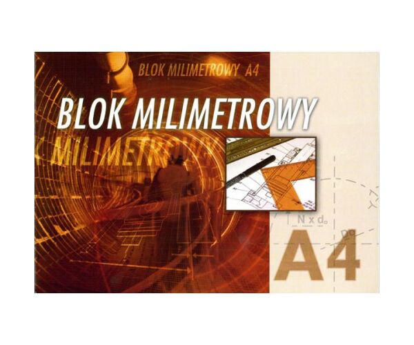 Blok milimetrový A4 20l
