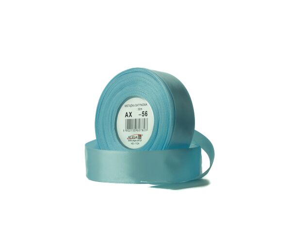 Atlasová stuha 06 mm modrá - 56