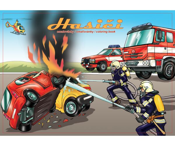 Omalovánky A5 LUX - Hasiči