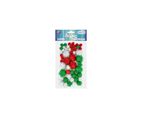 Bambulky metalické mix barev 50 ks