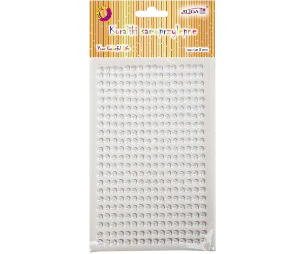 Kamínky samolepící - perličky 5 mm