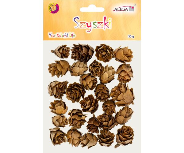 Šišky k dekoraci 2/3 cm 30 g