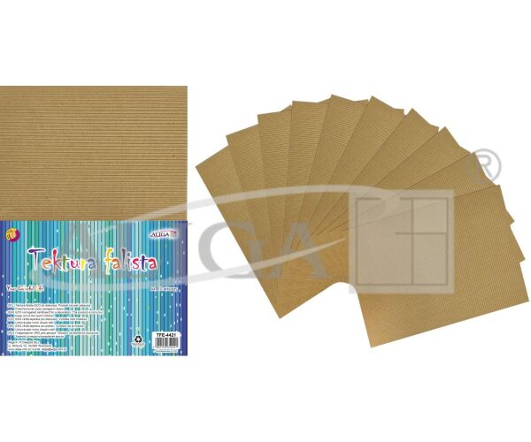 ALIGA kartón vlnitý A4 10 ks ECO