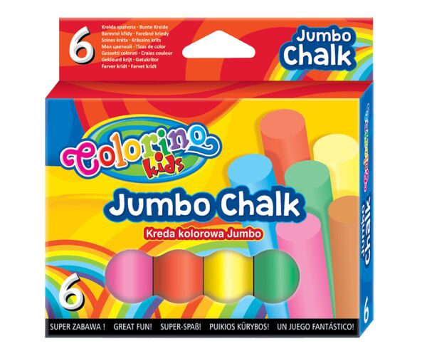 Colorino křída chodníková JUMBO 6ks