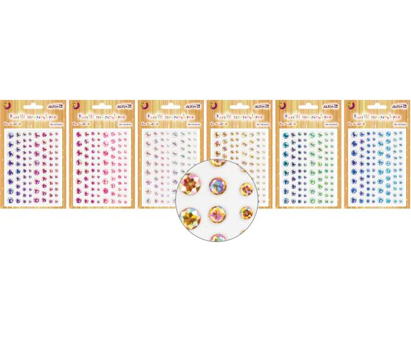 Kamínky samolepící na blistru JET-9204