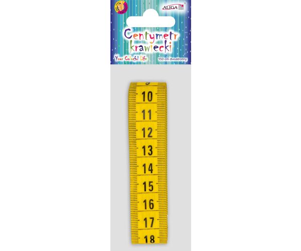 Metr krejčovský 150 cm na blistru