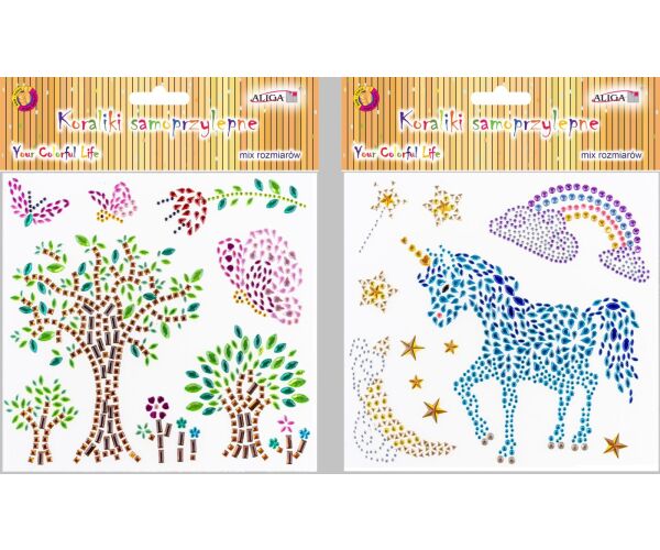 Kamínky samolepící ve formě samolepek