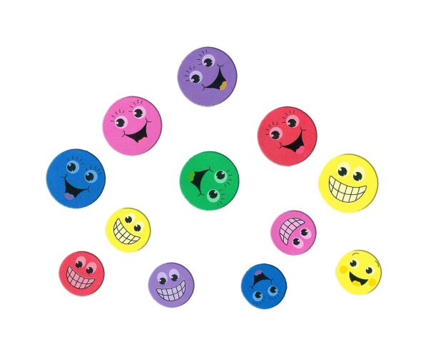 BREWIS samolepka PVC19 54ks Smajlik