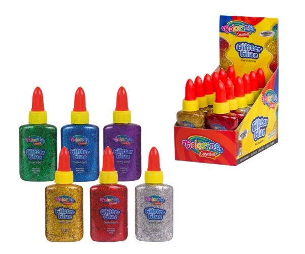 Colorino lepidlo s brokátem v tubě - jemné