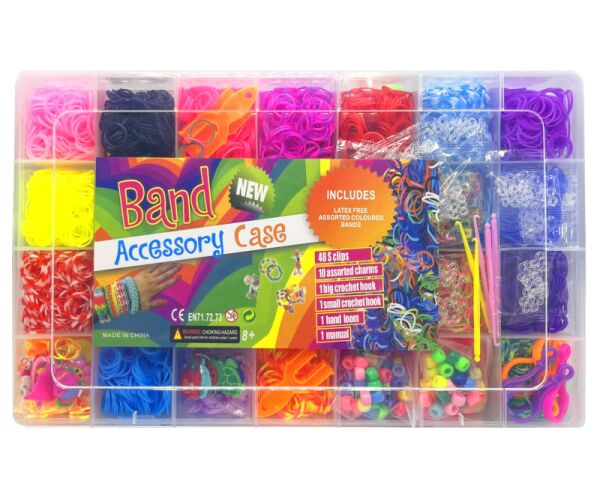 Zaplétací gumičky MAXI sada 500g  v plastové krabičce