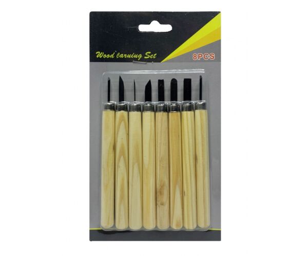 Sada dřevěných rydel 8 ks