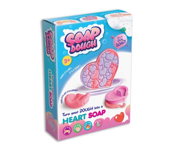 PAULINDA sada na výrobu mýdla Srdíčko fialové