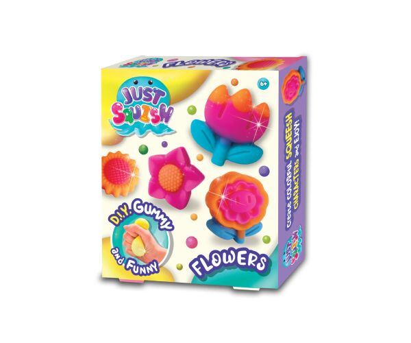 PAULINDA sada na výrobu gelových figurek -  Just Squish Květiny